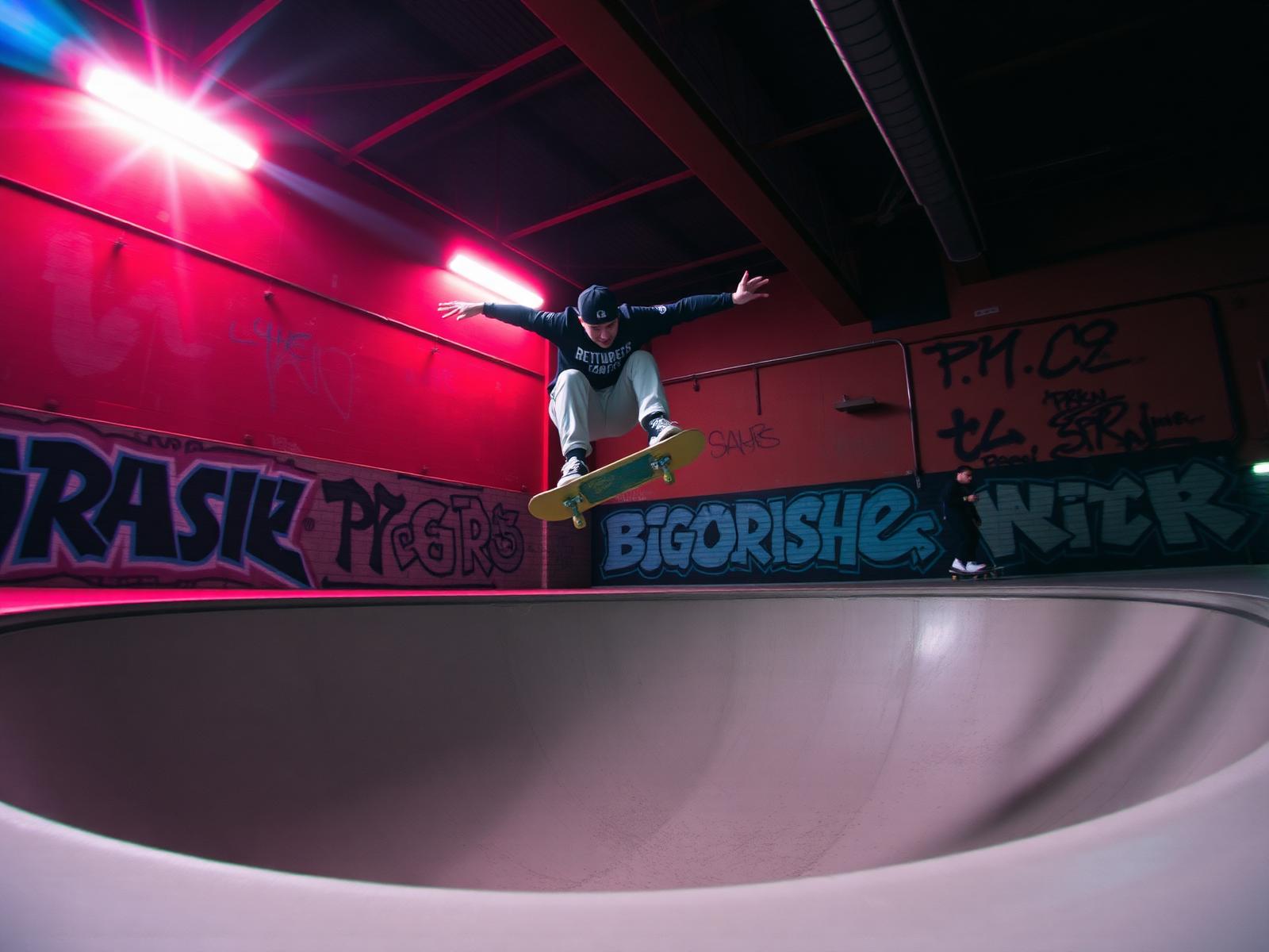 Simulador de skate indoor