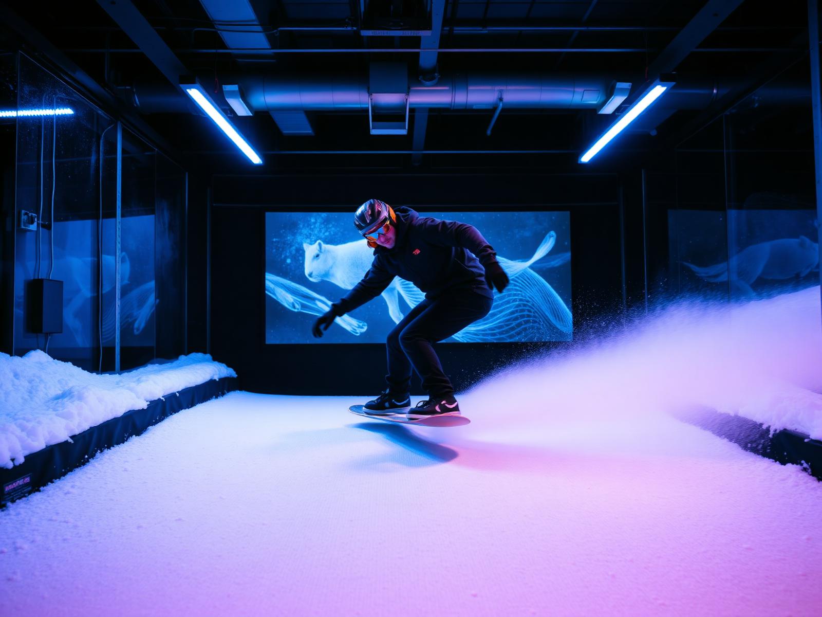 Simulador de snow indoor